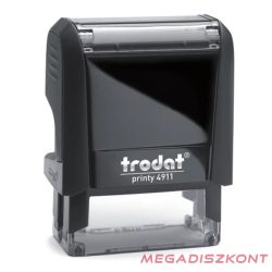 Bélyegző TRODAT 4911 fekete ház+ fekete párna FIZETVE