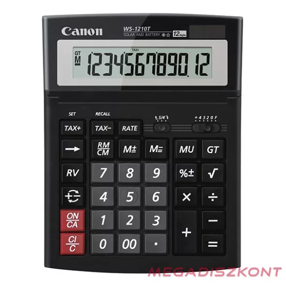 Számológép asztali CANON WS-1210T környezetbarát 12 digit