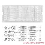 Textilbélyegző MARKY kirakós pink