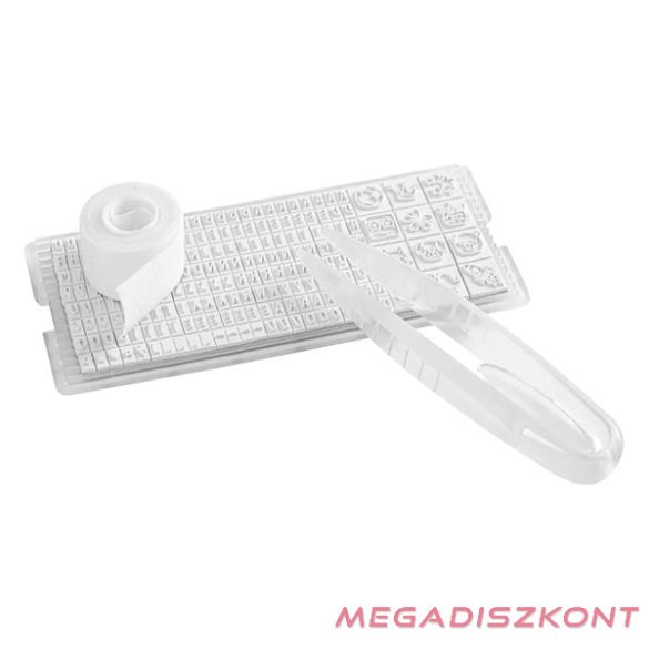 Textilbélyegző MARKY kirakós pink