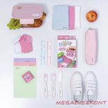 Textilbélyegző MARKY kirakós pink