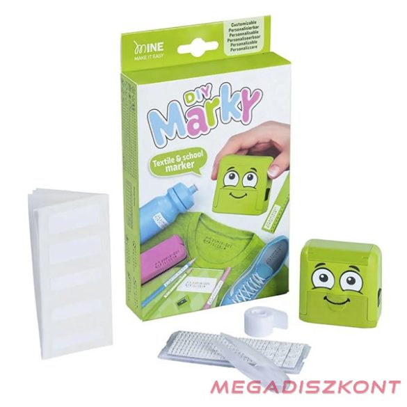 Textilbélyegző MARKY kirakós zöld