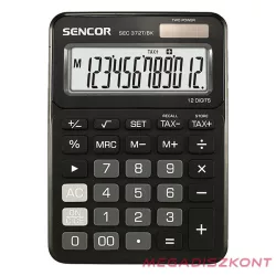 Számológép asztali SENCOR SEC 372T/BK 12 digit