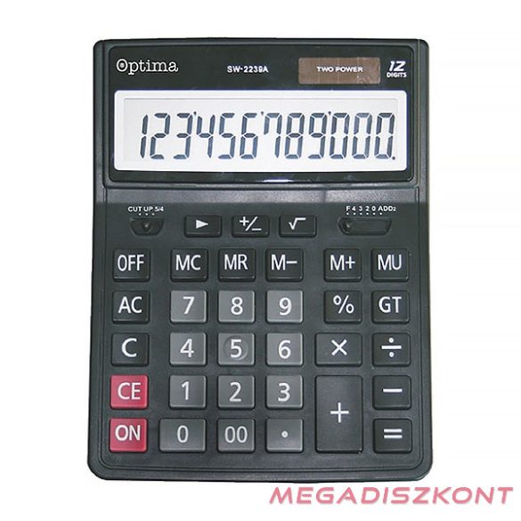 Számológép asztali OPTIMA SW-2239A 12 digit