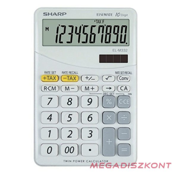 Számológép asztali SHARP EL-M332 10 digit fehér