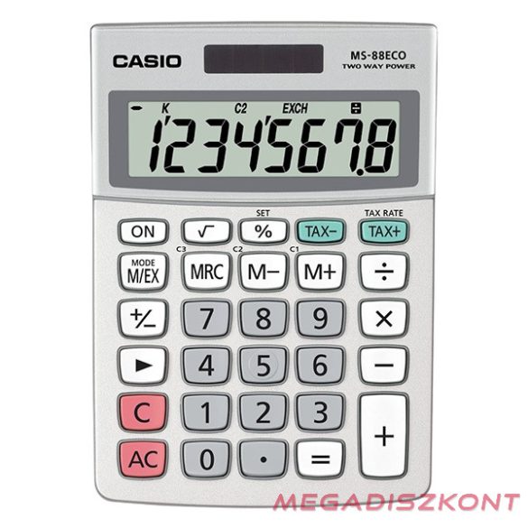 Számológép asztali CASIO MS 88 ECO 8 digit