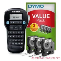   Feliratozógép DYMO LM 160 S0717930 hordozható elemes + 3 db 45013 kazetta