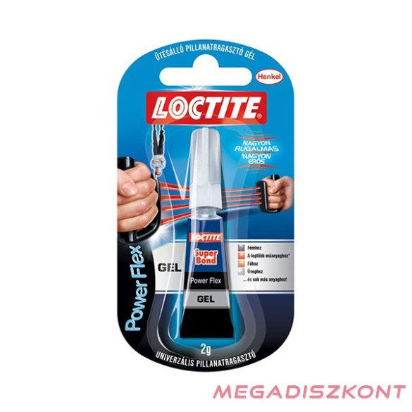 Pillanatragasztó gél HENKEL Loctite Super Bond Power Flex 2 g