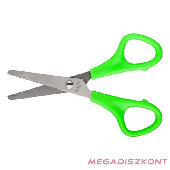 Olló iskolai ICO Süni kerekített balkezes 13,5cm vegyes színek