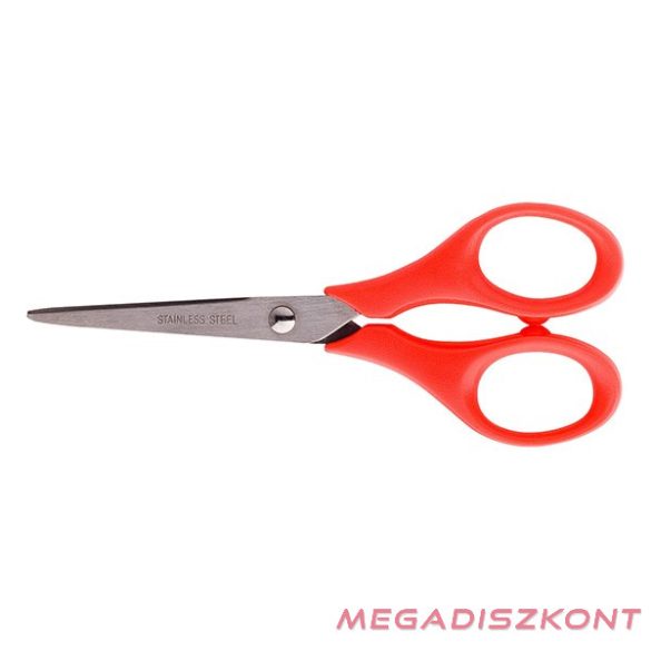 Olló iskolai ICO Süni hegyes 13cm vegyes színek