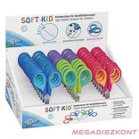 Olló iskolai WEDO Soft-Kid gumifogós hegyes 11,5cm
