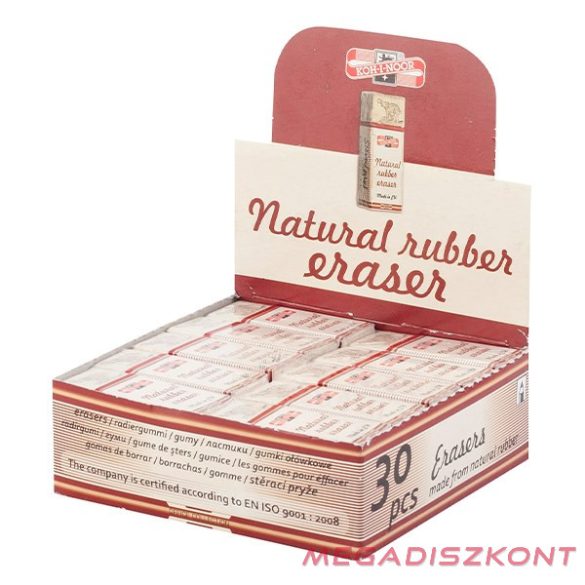 Radír KOH-I-NOOR 6891/30 natural elefántos papírtokos 57x21x11,5mm