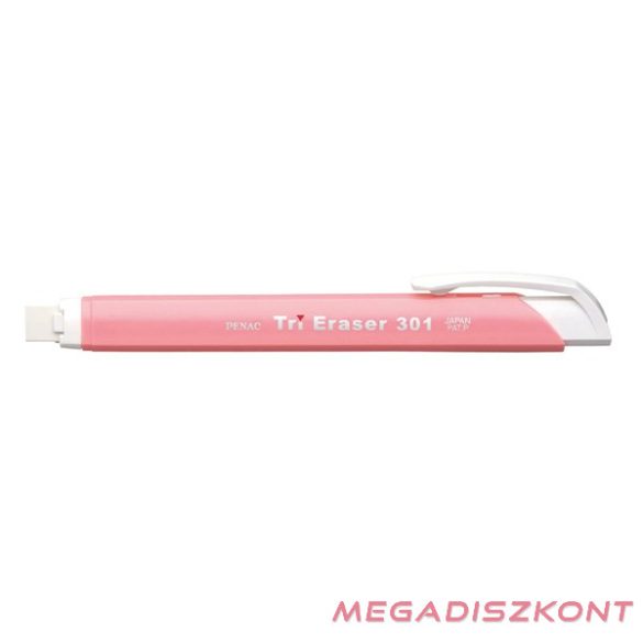 Radír stift PENAC TRI nyomógombos cserélhető betétes mechanikus radír