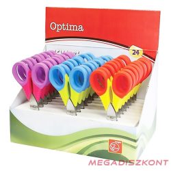 Olló iskolai OPTIMA 13cm vegyes színek