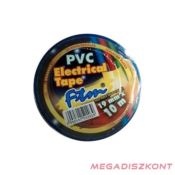 Szigetelőszalag 19mmx10m kék