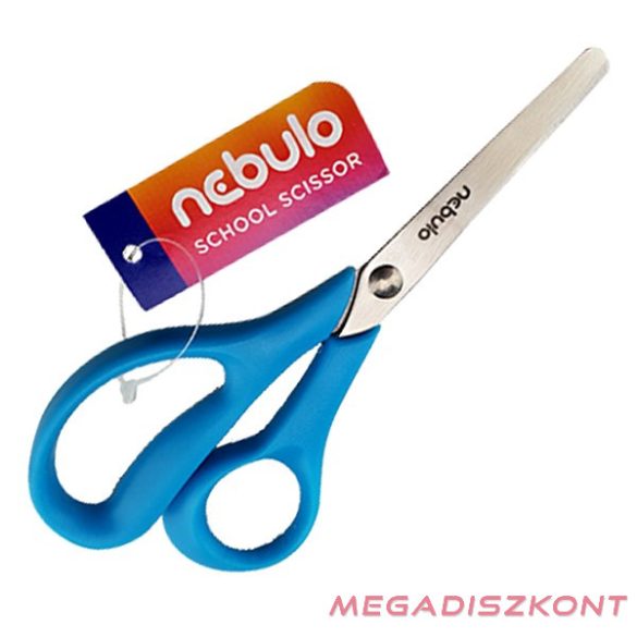 Olló iskolai NEBULO kerekített 14cm vegyes színek