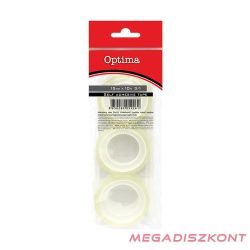   Ragasztószalag OPTIMA víztiszta 15mmx10m átlátszó 3 darabos