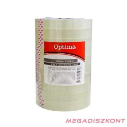   Ragasztószalag OPTIMA víztiszta 15mmx66m átlátszó 10 darabos