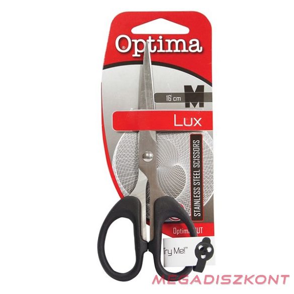 Olló irodai OPTIMA 16cm fekete