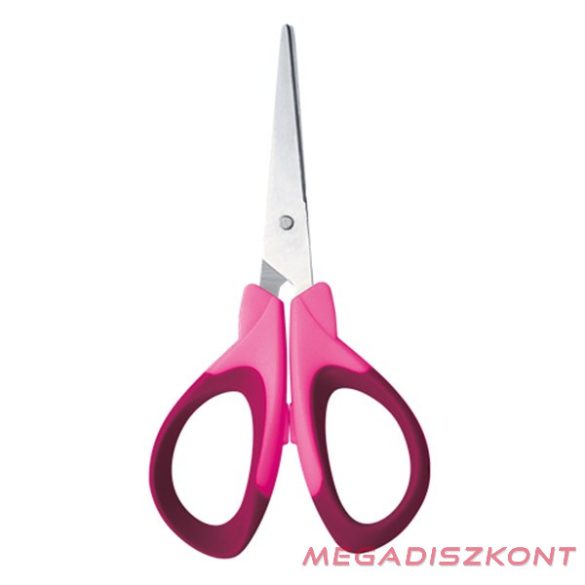 Olló iskolai NEBULO hegyes ergonómikus 14cm vegyes színek