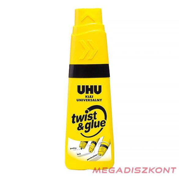 Ragasztó folyékony UHU Twist&Glue 3in1 univerzális 35 ml