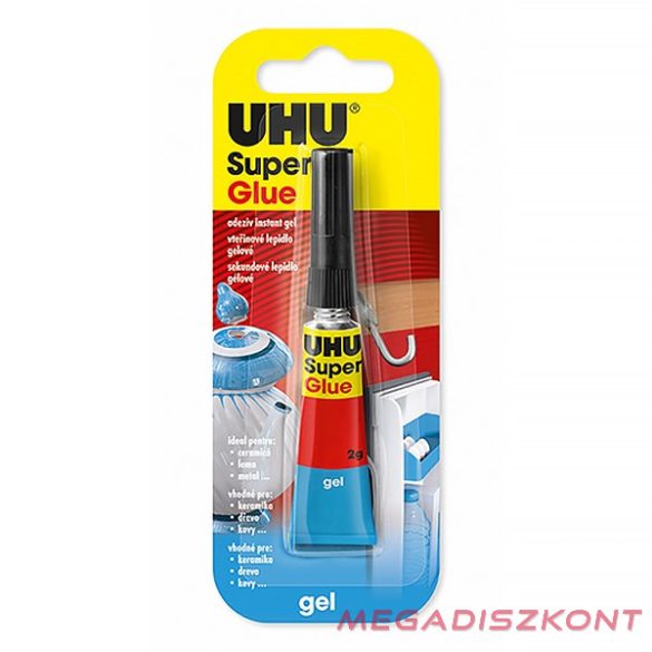 Pillanatragasztó gél UHU Jumbo 2 g
