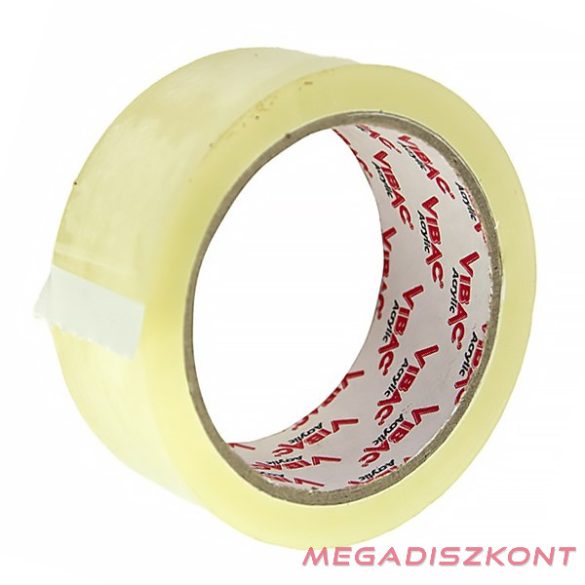 Ragasztószalag VIBAC Akril  V-28 48mmx66y csendes átlátszó