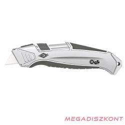   Univerzális vágókés WEDO 18 mm biztonsági 16,5 cm fém test gumi fogórész fém sínnel kerámia pót pengével