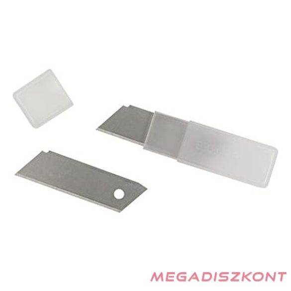 Univerzális vágókés WEDO 18 mm biztonsági 13,6 cm fém test gumi fogórész fém sínnel piros rövid pengével