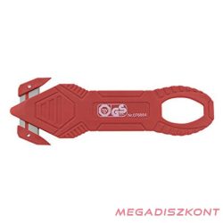 Univerzális fóliavágó kés WEDO műanyag 2 részes piros