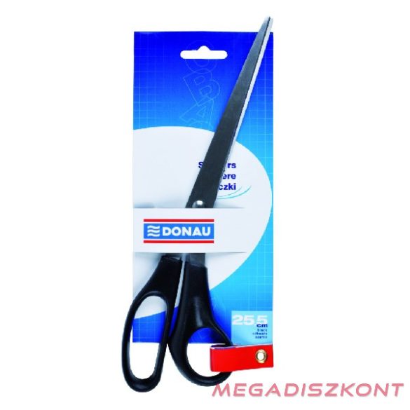 Olló irodai DONAU 25,5cm fekete