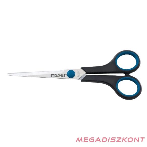 Olló irodai DAHLE 54407 gumifogós 18cm fekete