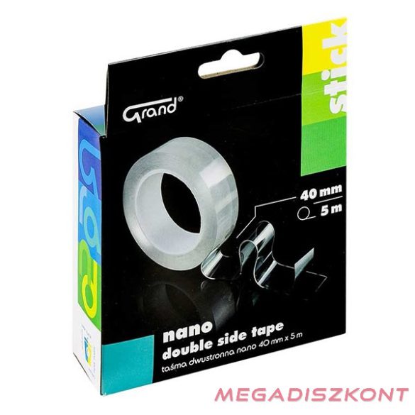 Ragasztószalag kétoldalas GRAND 40mm x 5m NANO
