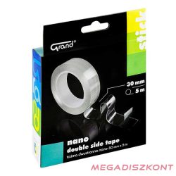 Ragasztószalag kétoldalas GRAND 30mm x 5m NANO