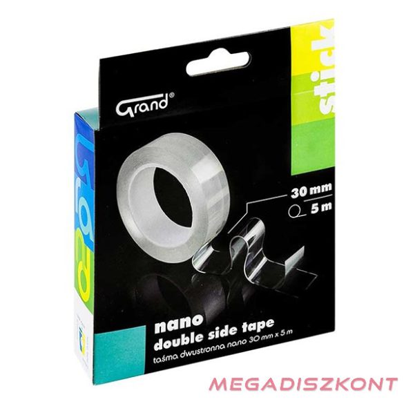 Ragasztószalag kétoldalas GRAND 30mm x 5m NANO