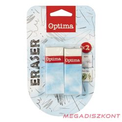 Radír OPTIMA papírtokos 2db/bliszter