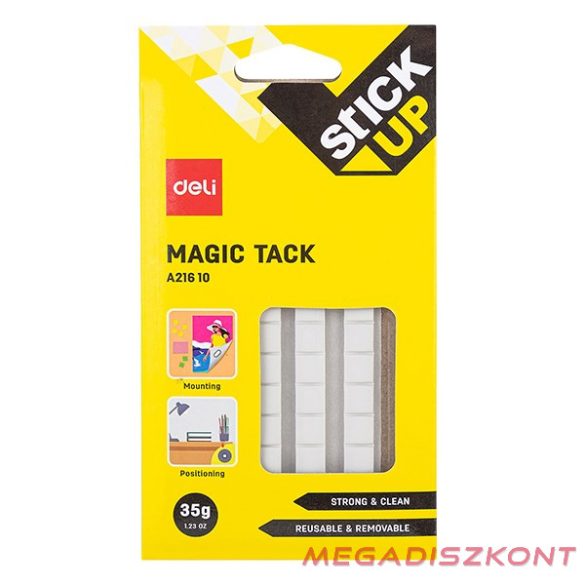 Gyurmaragasztó DELI fehér 75 kocka/csomag