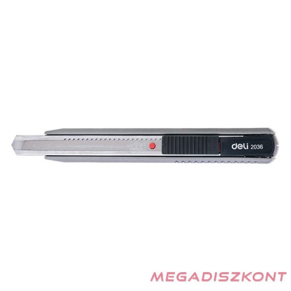 Univerzális vágókés DELI Small fém test 9 mm ezüst