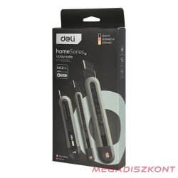   Univerzális vágókés DELI műanyag test különböző méret zöld 3 darabos