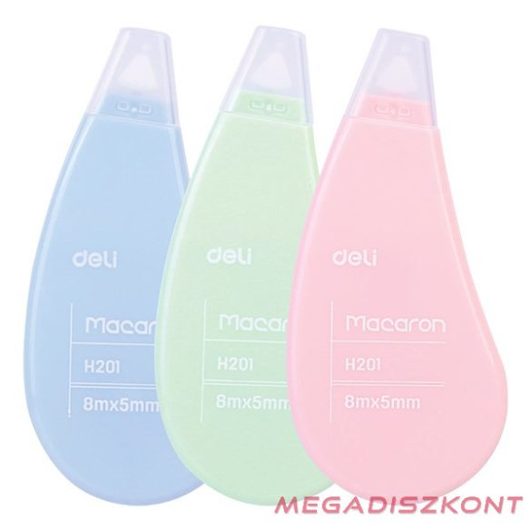 Hibajavító roller DELI Macaron 5 mm x 8 m pasztell