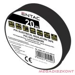 Szigetelőszalag ENTAC 19mmx20m fekete