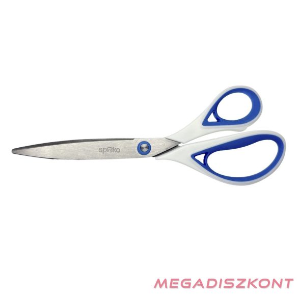 Olló irodai SPOKO Ergonomy 23 aszimetrikus kék-fehér