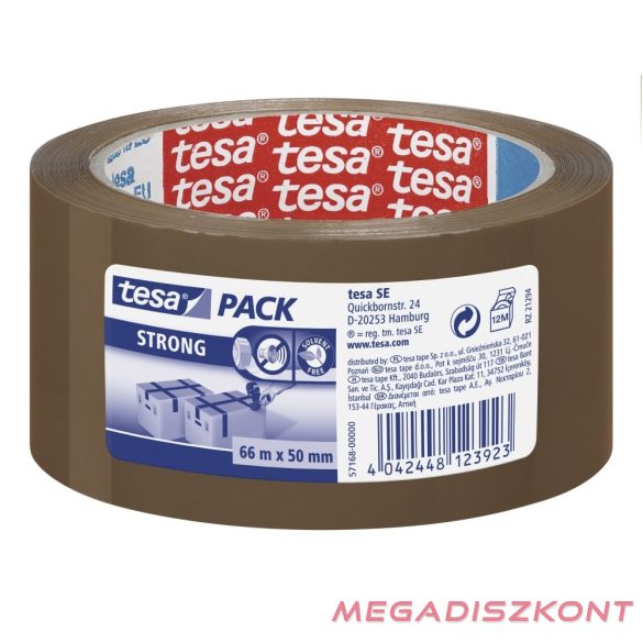 Ragasztószalag TESA Strong 57168 55mmx66m barna