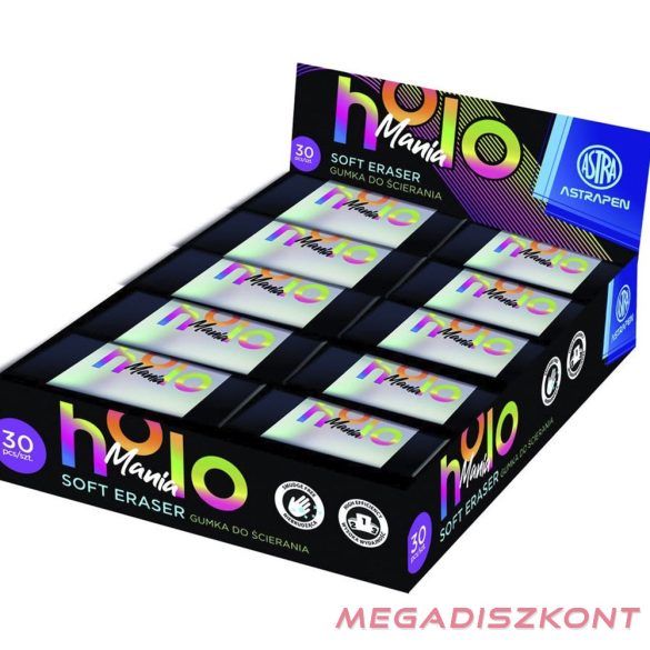 Radír ASTRA Holomania black and white