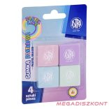 Radír ASTRA pasztell 4 darab/bliszter