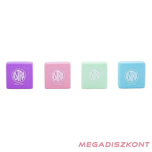 Radír ASTRA pasztell 4 darab/bliszter