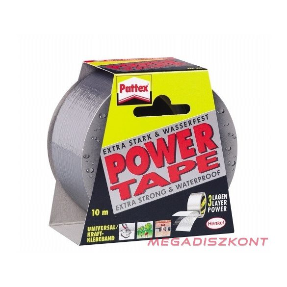 Ragasztószalag HENKEL Pattex Power Tape 50mmx10m ezüst