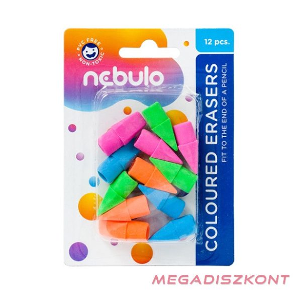 Kupakradír NEBULO 12 db/bliszter vegyes színek