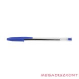 Golyóstoll eldobható kupakos 0,7mm kék