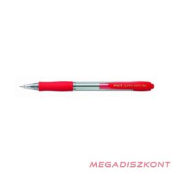   Golyóstoll PILOT Super Grip Ball Point Pen Fine nyomógombos piros